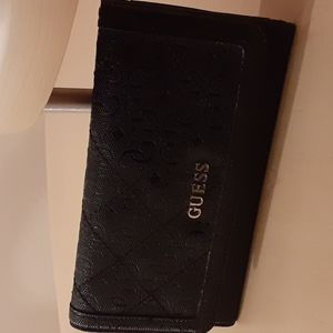 Guess Logo Stitched Wallet